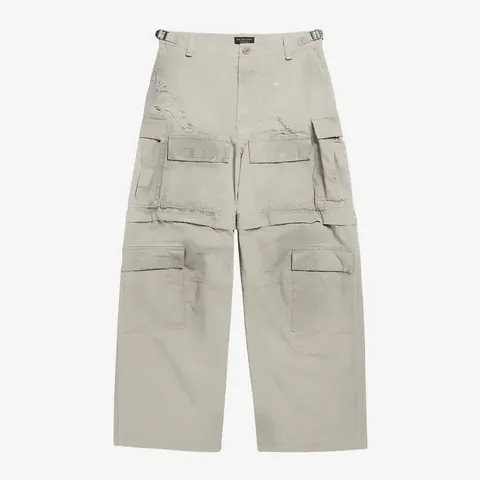 Beige cargo trousers